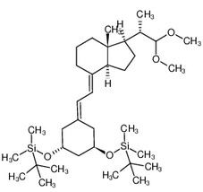 (1R,3R,7E,17β)-1,3-bis[tert-butyl(dimethyl)silyloxy]-17[(1S)-2,2-dimethoxy-1-methylethyl]- 9,10-secoestra- 5,7-diene