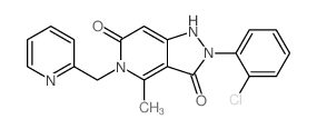 2-(2-Chlorophenyl)-4-methyl-5-(pyridin-2-ylme...