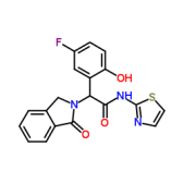 EAI-045（ALPHA-(5-氟-2-羟基苯基)-1,3-二氢-1-氧代-N-2-噻唑基-2H-异吲哚-2-乙酰胺;）
