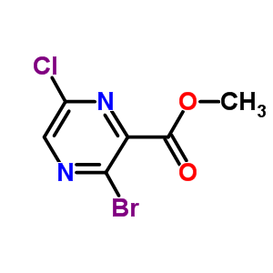 3-溴-6-氯吡嗪-2-羧酸甲酯