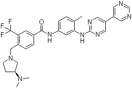 N-[3-([5,5'-Bipyrimidin]-2-ylamino)-4-methylphenyl]-4-[[(3S)-3-(dimethylamino)-1-pyrrolidinyl]methyl]-3-(trifluoromethyl)benzamide