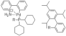 氯(2-二环己基膦基-2',4',6'-三异丙基-1,1'-联苯基)[2-(2'-氨基-1,1'-联苯)]钯(II) XPhos Pd G2