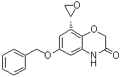 8-(2R)-Oxiranyl-6-(phenylmethoxy)-2H-1,4-benzoxazin-3(4H)-one