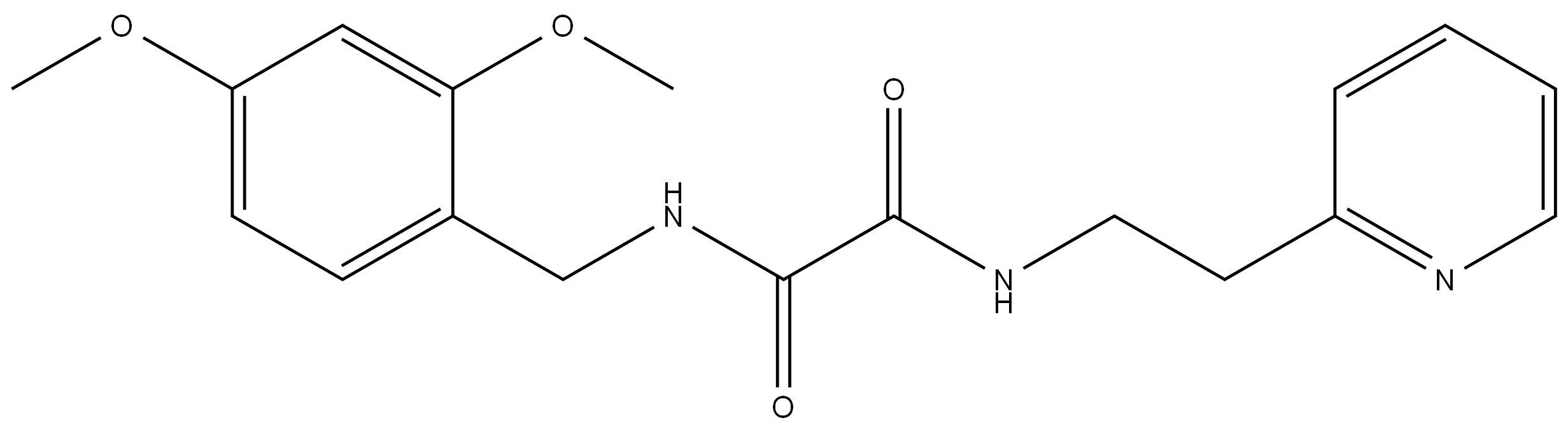 N1-2,4-二甲氧基苄基-N2-2-吡啶基乙基草酰胺