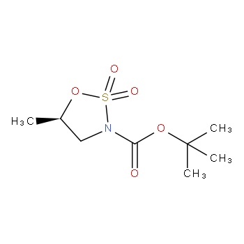 (R)-3-BOC-5-甲基-1,2,3-氧杂噻唑烷-2,2-二氧化物