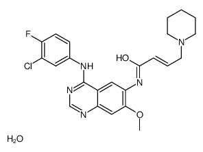 (2E)-N-[4-[(3-氯-4-氟苯基)氨基]-7-甲氧基-6-喹唑啉基]-4-(1-哌啶基)-2-丁烯酰胺水合物