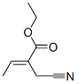 乙基(2E)-2-(氰基甲基)-2-丁烯酸酯