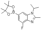 1H-苯并咪唑, 4-氟-2-甲基-1-(异丙基)-6-(4,4,5,5-四甲基-1,3,2-二氧杂环己硼烷-2-基)-