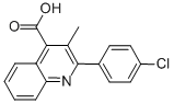 2-(4-氯苯基)-3-甲基-喹啉-4-羧酸
