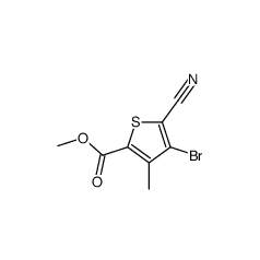 4-溴-5-氰基-3-甲基-2-噻吩甲酸甲酯
