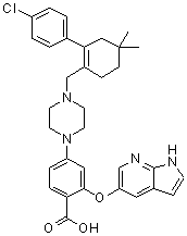 2-[(1H-吡咯并[2,3-B]吡啶-5-基)氧基]-4-[4-[[2-(4-氯苯基)-4,4-二甲基环己-1-烯基]甲基]哌嗪-1-基]苯甲酸