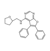 5,6-二苯基-N-[[(2S)-四氢-2-呋喃基]甲基]呋喃并[2,3-d]嘧啶-4-胺; AIM 100